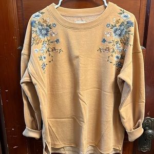 AEO Floral Embroidered Just Add Leggings Sweatshirt